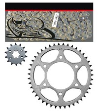 Yamaha YS125 chain & sprocket kit (2017-2019) heavy duty gold chain upgrade