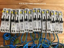 SQUARE D RCBO QOE TYPE 6A 10A 16A 20A 32A 40A TYPE B C 1 POLE OLD TYPE PLUG IN  