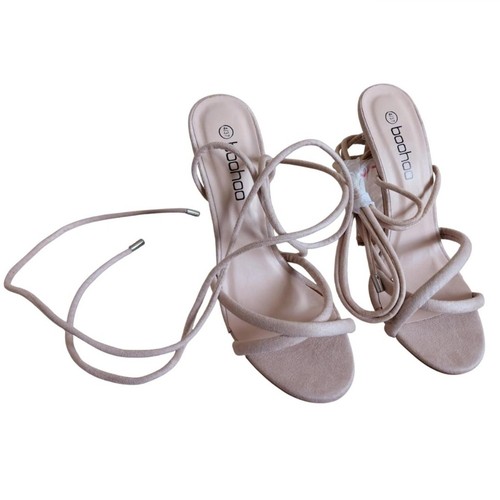 Boohoo strappy faux suede - faux,