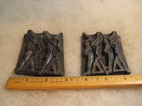 Vintage toy soldier lead mold - vintage,