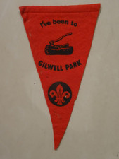 I've Been to Gilwell Park Scout Pennant {Red}