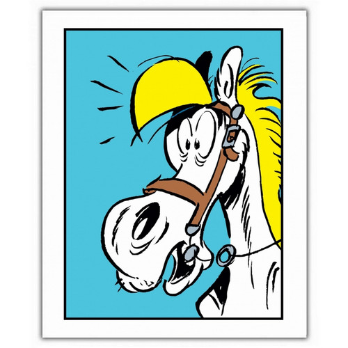 Lucky luke offset poster - luke,