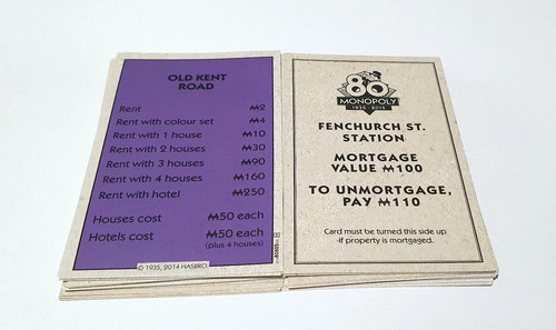 Full set monopoly deed - ,