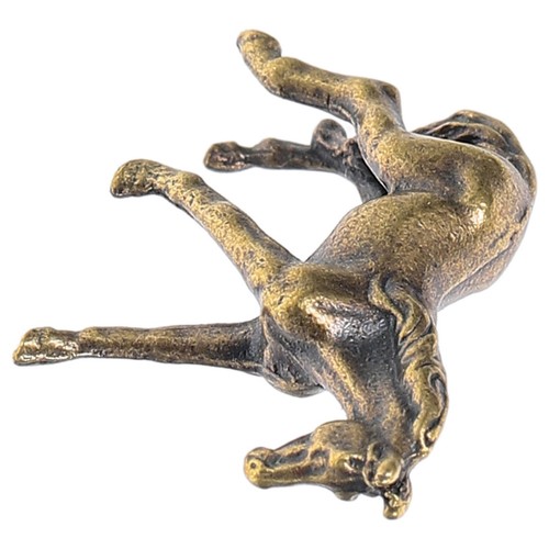 Copper horse statue figurine - horse,
