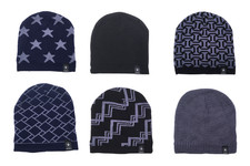 Mens Winter Warm Knitted Rib