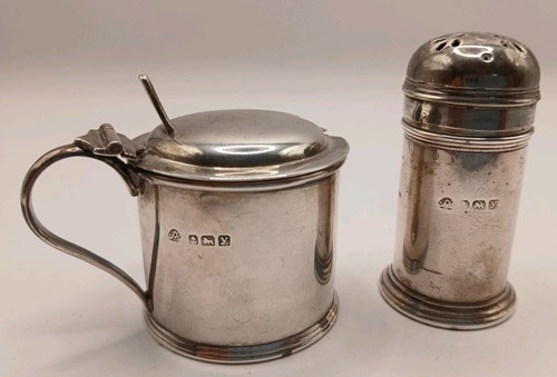 Solid silver mustard - mustard, with