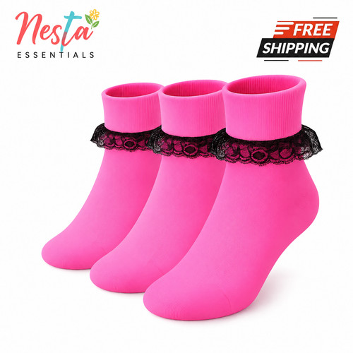 Pairs girls ankle socks - girls,