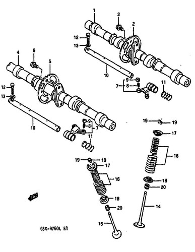 Suzuki genuine valve spring - genuine,
