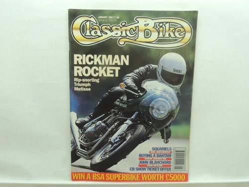 Jan 1992 classic bike magazine - jan,