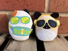 ? Rare Squishmallow McDonald’s Toys Prince Pug Cam Cat Plush Toys Squishville