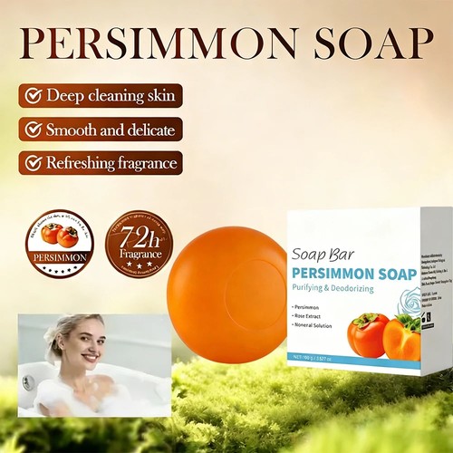 Persimmon soap bar - soap, for