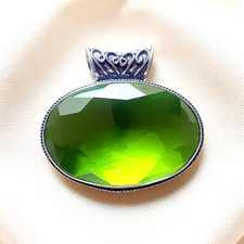 Green Peridot Gemstone 925