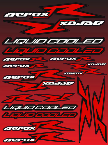 Motorcycle sticker decal - decal, for