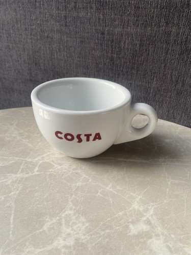 Costa coffee mug white ceramic - white,