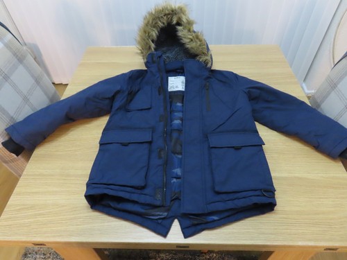 Marks spencer navy parka - marks,