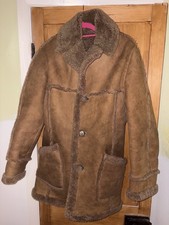 Vintage Baileys Of Glastonbury Sheepskin Coat Brown