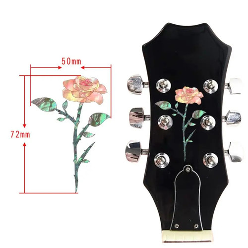 Guitar headstock decal - guitar, sticker