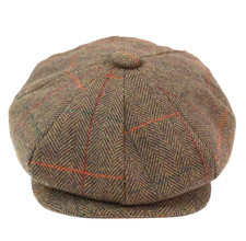 King Ice Tweed 8 Panel Newsboy
