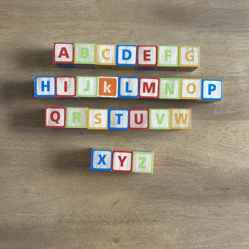 Hape wooden alphabet - hape,