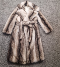 Faux Fur Arctic Fox Coat