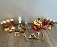 JOHN LEWIS CHILDS WOODEN FOOD/CAKE/KITCHEN TOY SET ROLE PLAY