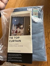 Christmas Scene Curtain 