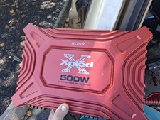 Sony XM-504Z 4-Channel Car Amplifier Subwoofer Amplifier 500 Watt Parts Or Repai