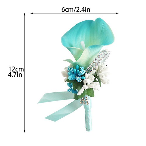 White calla lily brooch pin - brooch,