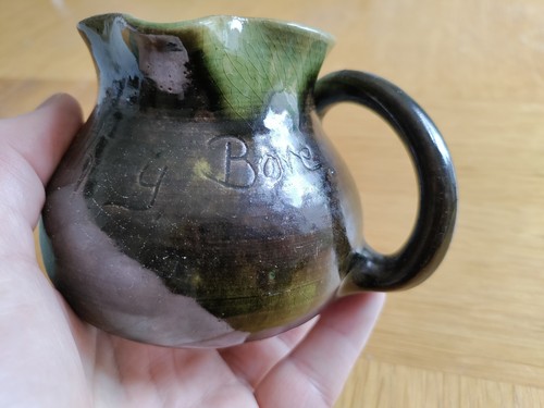 Ewenny pottery jug llaeth - , "llaeth