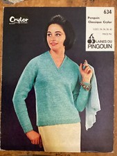 Womens Knitting Patterns Jumpers 34-40” Pingouin 634