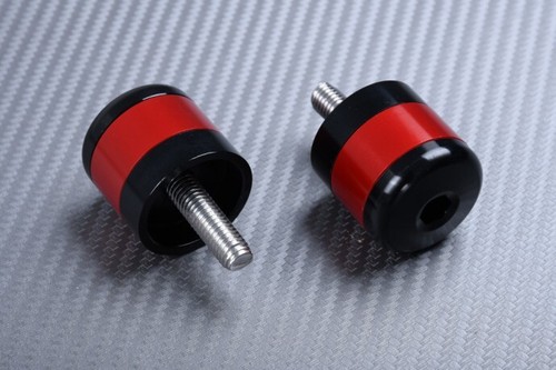 Red bar end grip handelbar - end,