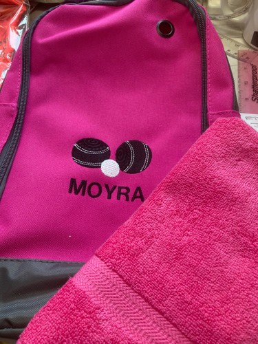 Lawn bowls shoe bag - bag, match