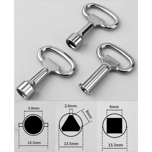 8mm square triangle utility - square,
