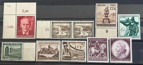 Ww2 german stamps 3rd - ww2,