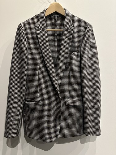 Gant dogtooth check blazer - dogtooth,