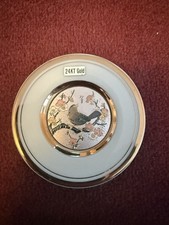 Art of Chokin Plate Bird Plum