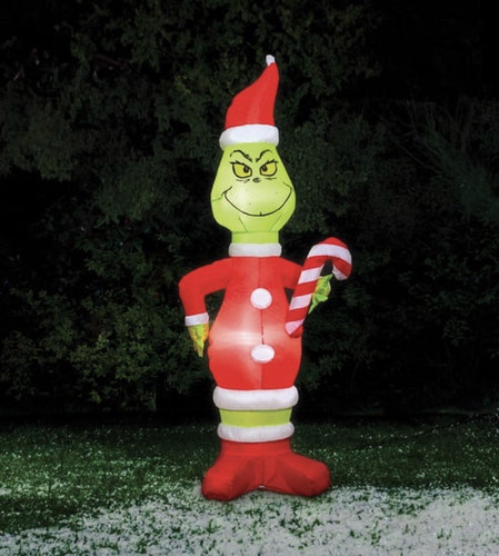 Grinch 6ft self - grinch, self-inflating