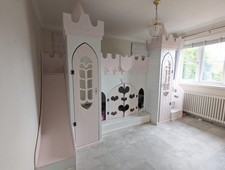 Wood princess child’s castle