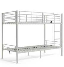 Mason Metal Bunk Bed - White