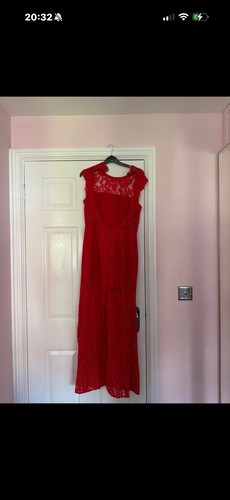 Red cocktail dress 14 - red, 12-14