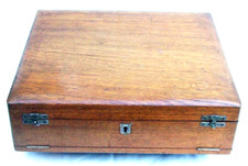 Antique Fall Front Golden Oak