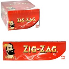 ZIG ZAG KING SIZE RED ROLLING PAPERS 100% GENUINE.