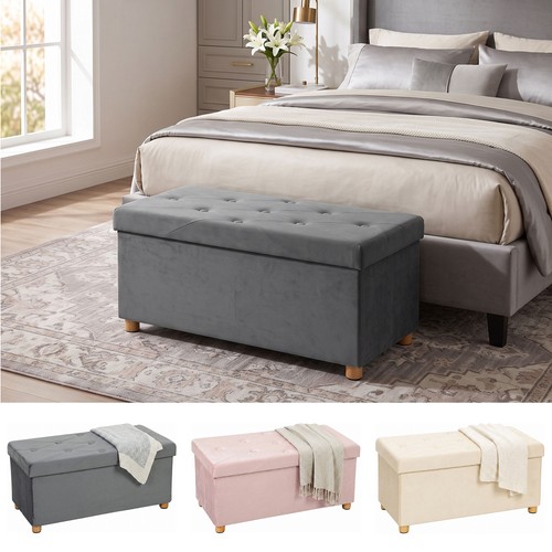 Storage ottoman bench - storage, with