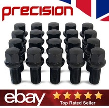 20 x Audi TT Black Wheel Nuts