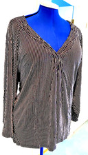 Sophisticated, Elegant Italian Blouse by Spirito Di Artigiano Size 26/28