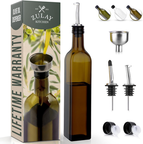 Zulay olive oil dispenser - zulay,