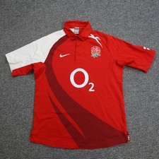 England Rugby Shirt Large Red