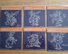 6 X Groovi Parchment Embossing