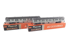 VINTAGE JOUEF PLAYCRAFT, P866, HO GAUGE, SNCF BUDD SUBURBAN EMU CENTRE COACHES