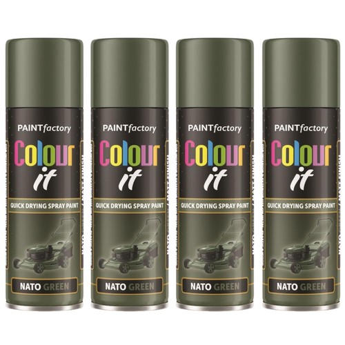 Nato green matt spray paint - green,